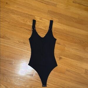 Abercrombie & Fitch Black Bodysuit One Piece